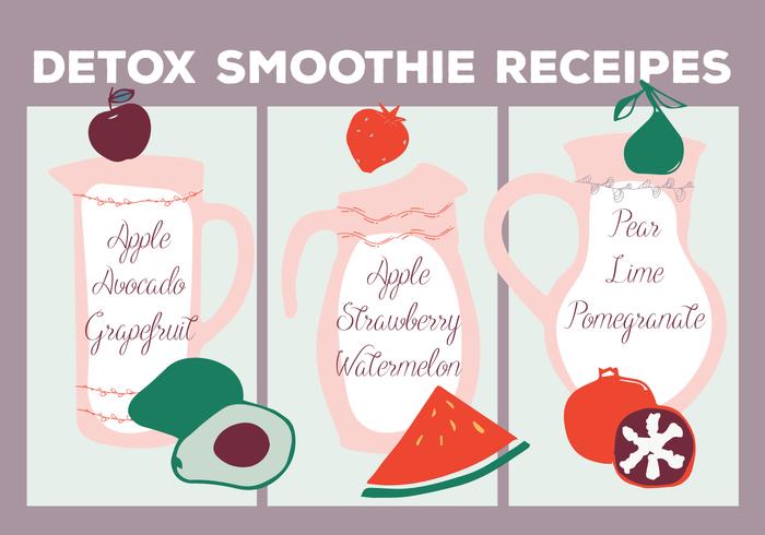 Free Smoothie Receipes Vector Background Free Smoothie Receipes Vector Background