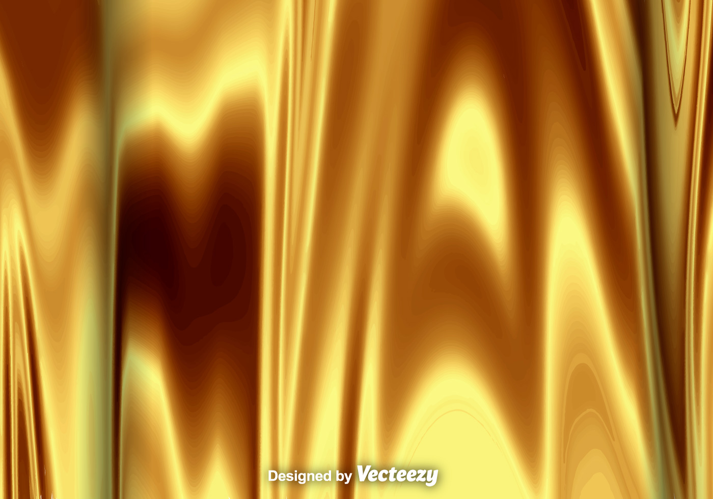 High Detailed Vector Background Of Liquid Gold Texture - Download Free