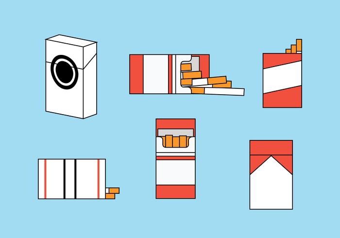 Cigarette Pack Vector Set 2 Cigarette Pack Vector Set 2