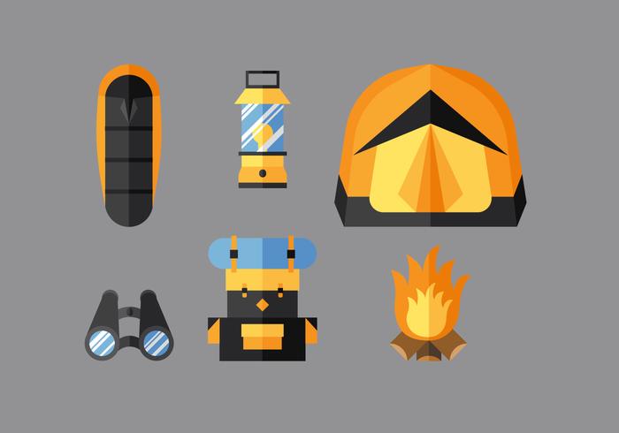 Vector Camping Stuff