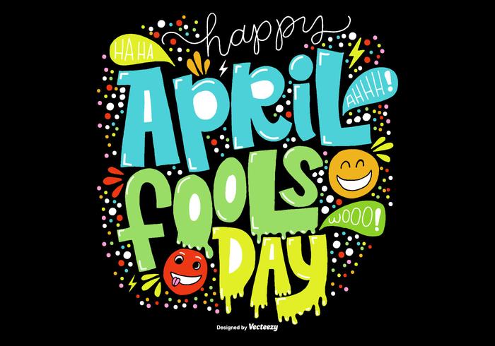 Hand Drawn April Fools Day Vector 