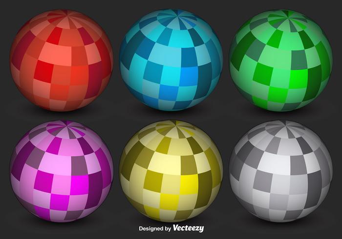 Vectores abstractos de la esfera 3D