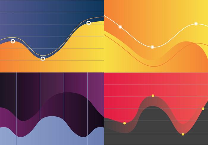 Vector libre de la curva de visualización de Bell