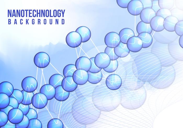 Nanotechnology Background Vector Free