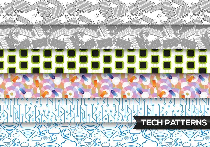 Technology Patterns Vector Free