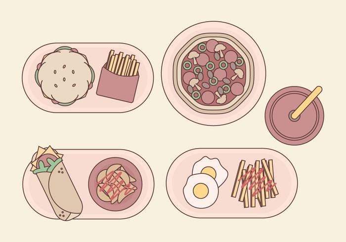 Vector Fast Food