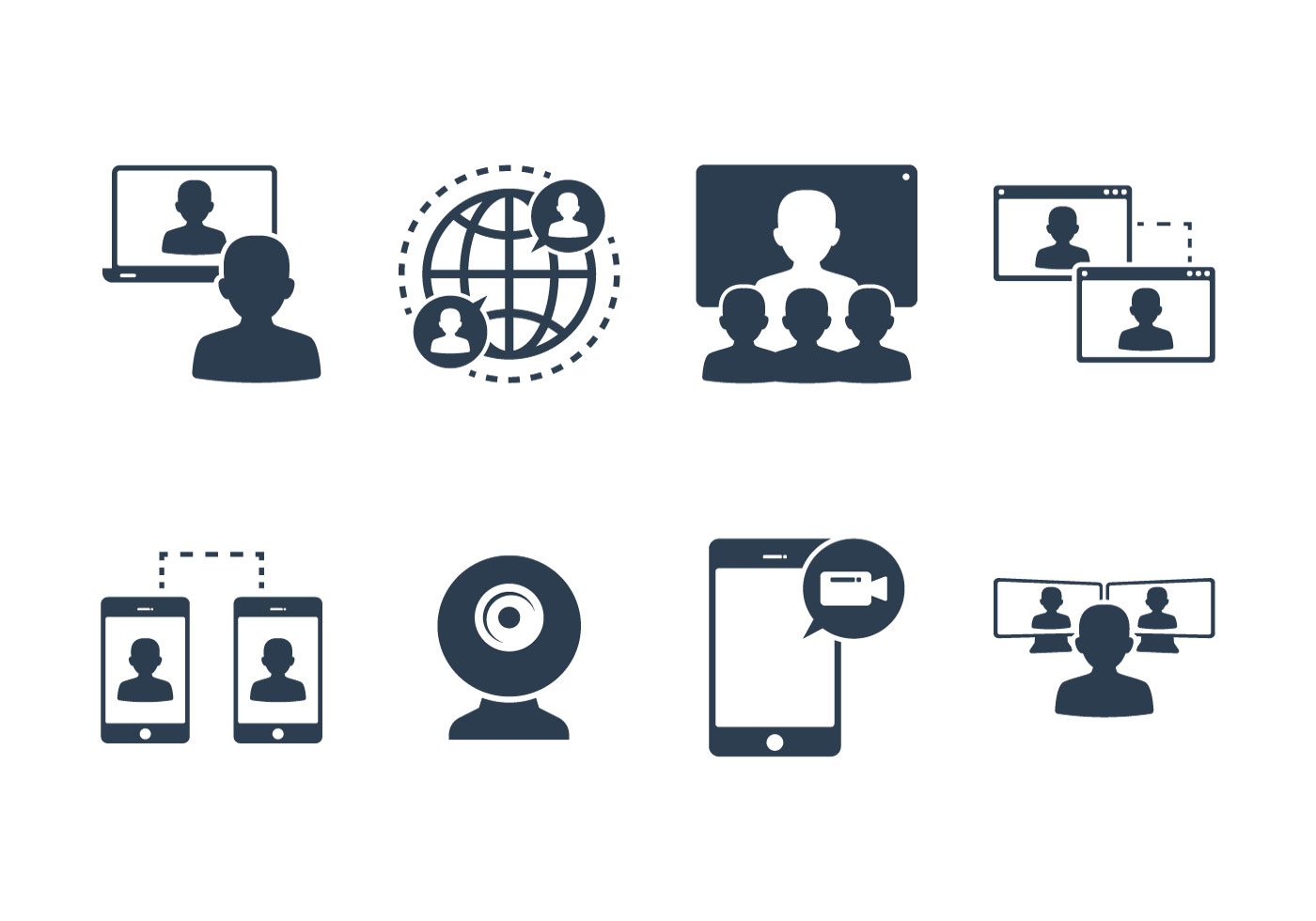 Live Chat And Webinar Icon Vectors Vector Art At Vecteezy