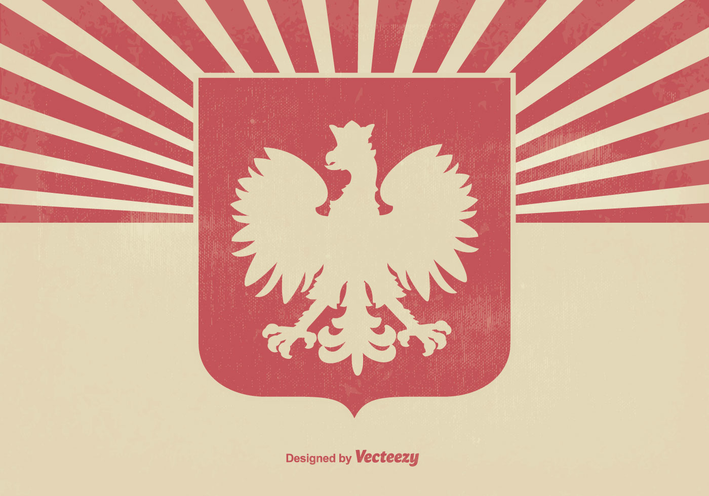 Polish Eagle Grunge Background - Download Free Vector Art, Stock