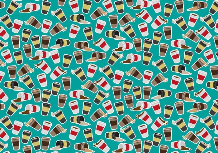 Coffee Sleeve Pattern Vector Free