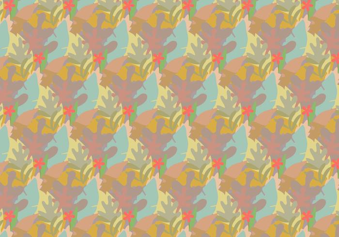 Leavess Pastel Pattern Leavess Pastel Pattern