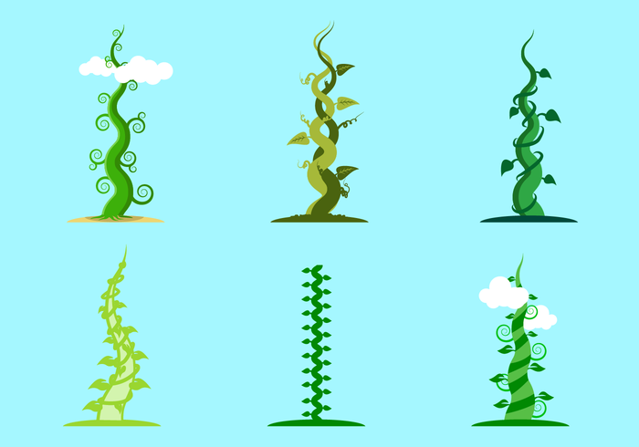 Free Beanstalk Vector Free Beanstalk Vector