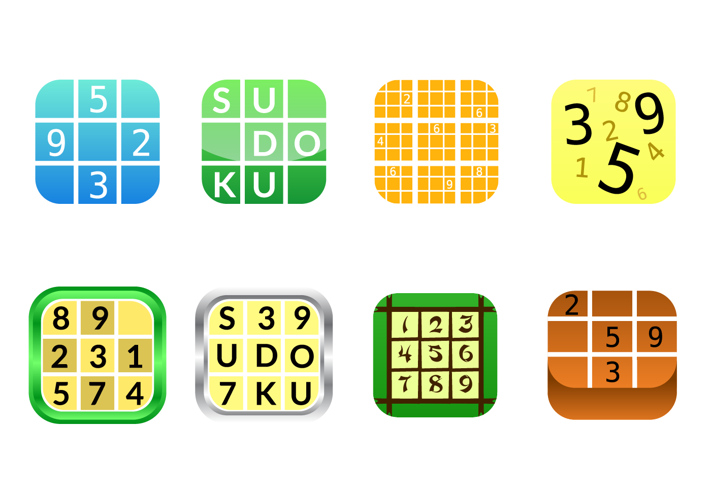 sudoku per bambini con simpatici frutti kawaii. 2250524 Arte vettoriale a  Vecteezy