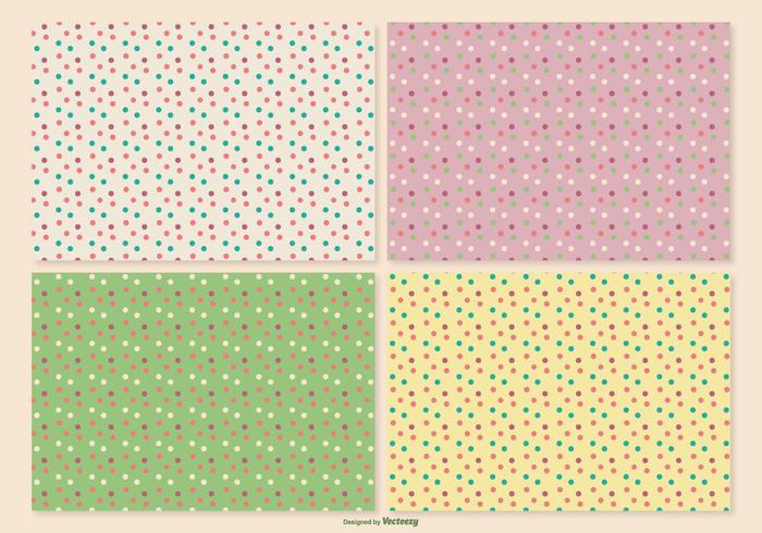 Retro Polka Dot Pattern Set Retro Polka Dot Pattern Set