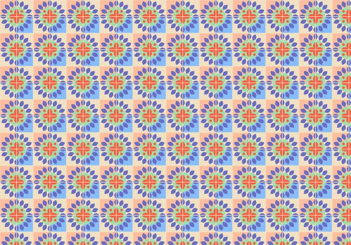 Abstract Tile Pattern Bakground vector