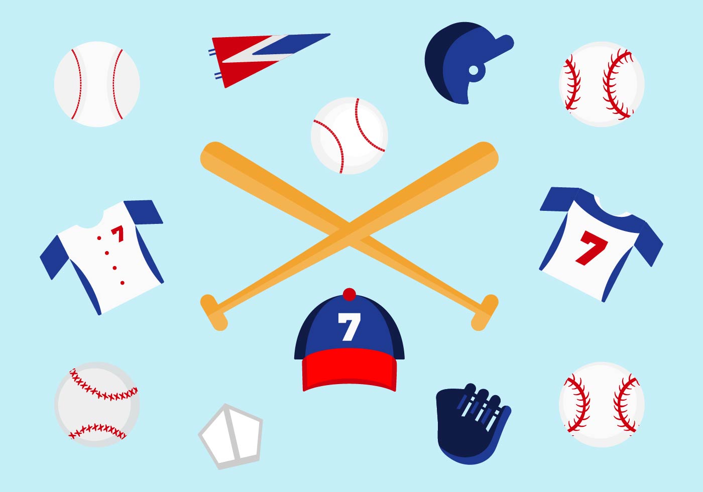 Free Baseball Vectors 110739 Vector Art at Vecteezy