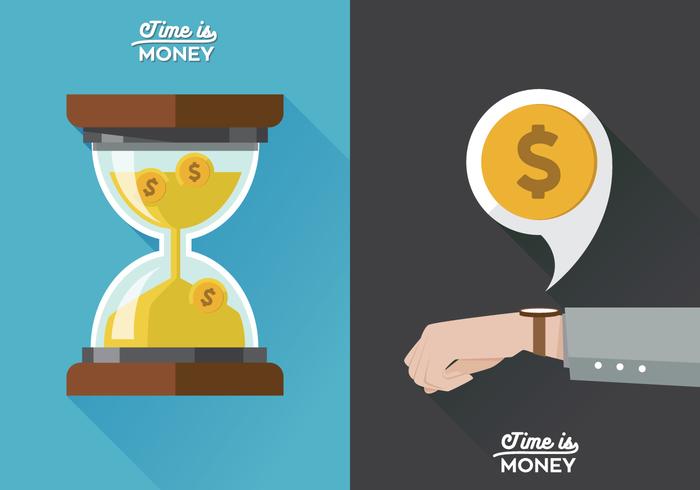 Time is Money Set vector