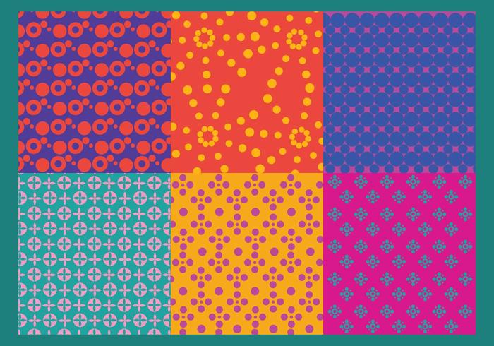 Colorful Dot Pattern Vectors Colorful Dot Pattern Vectors