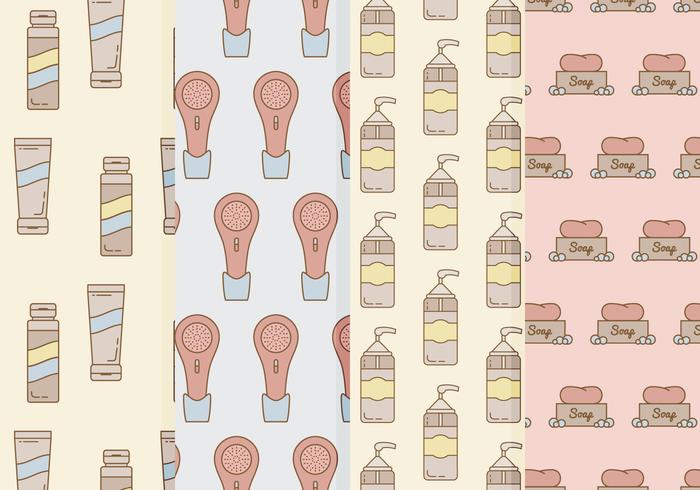 Vector Skin Care Patterns Vector Skin Care Patterns