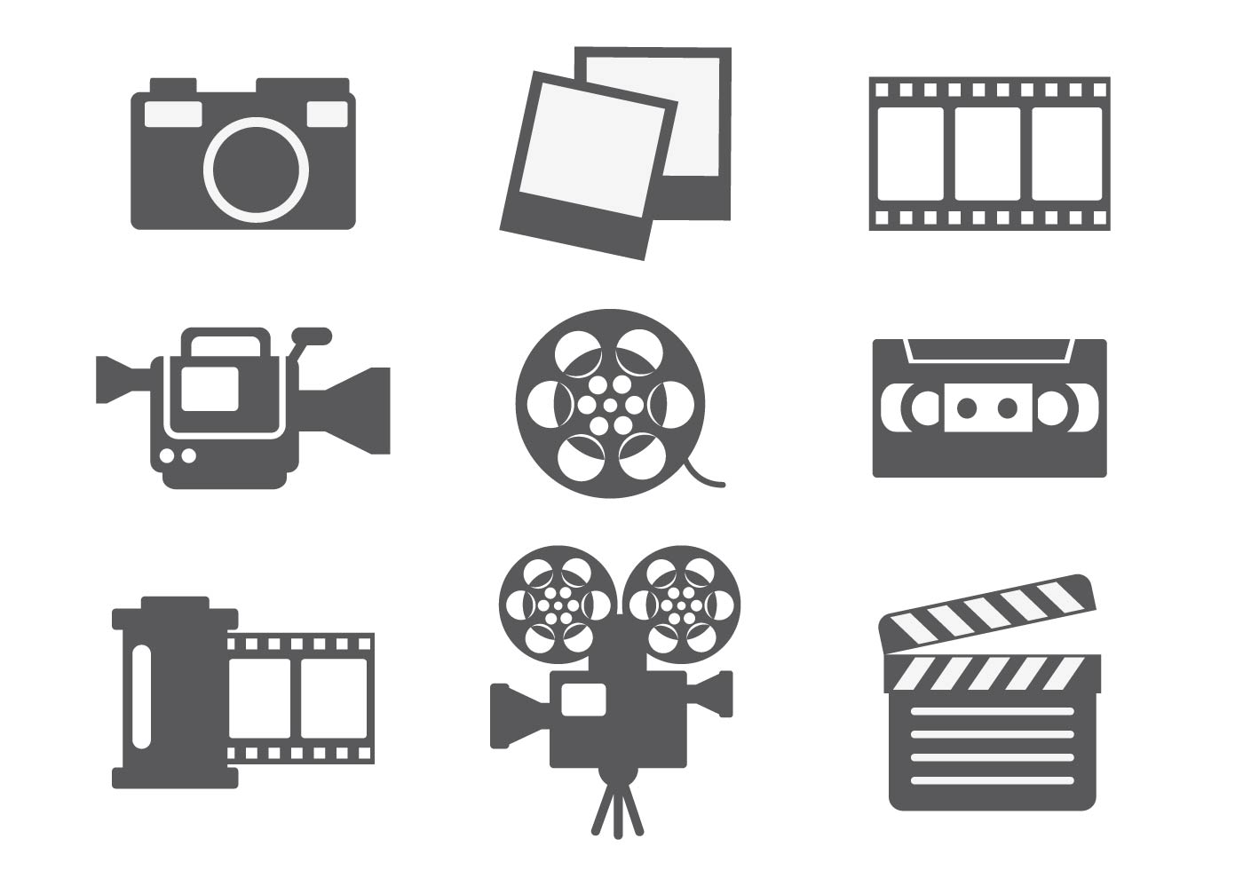 Download Video Editing Icon Vector - Download Free Vectors, Clipart ...