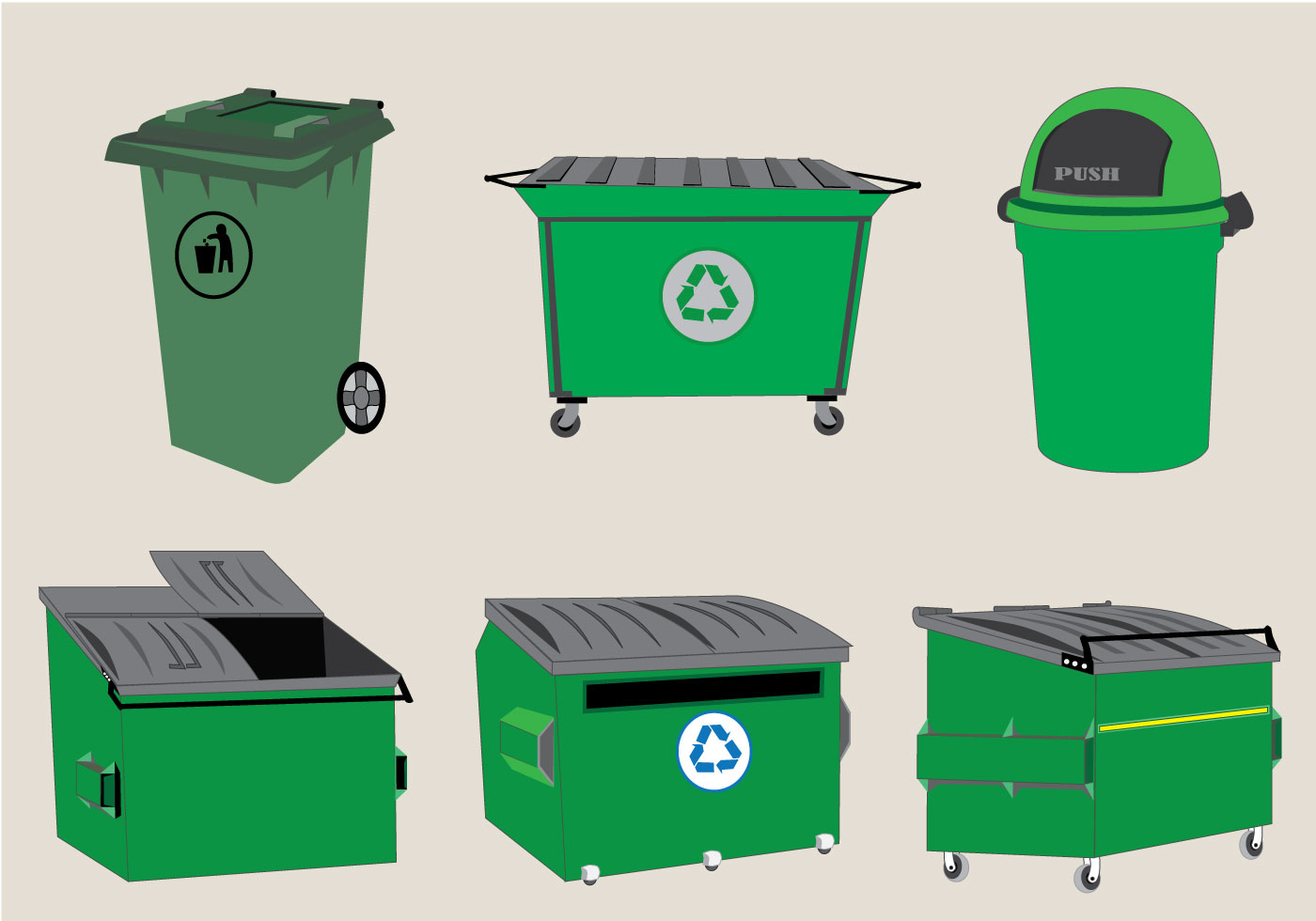 Download the Dumpster Units Vector 110803