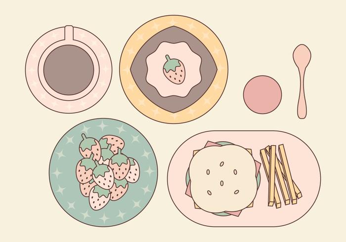 Vector Food Set