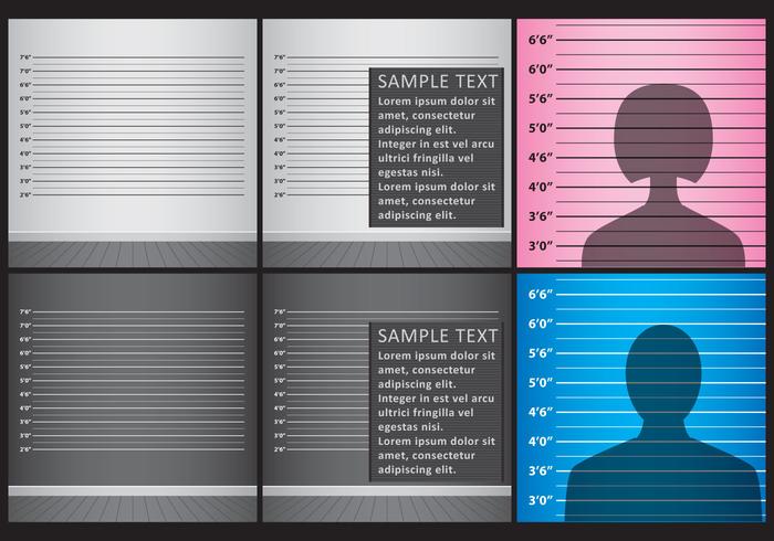 Mugshot Backgrounds vector