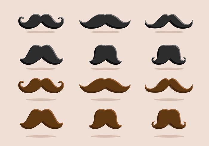 Free Mustache Vectors