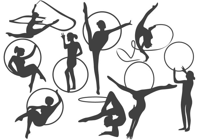 Rhythmic Gymnastics Hoop Vector