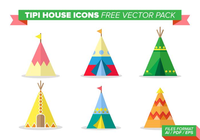 Tipi House Icons Free Vector Pack Tipi House Icons Free Vector Pack