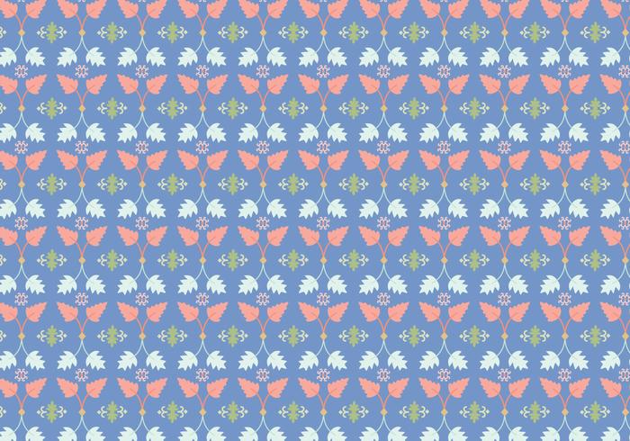 Leafs Floral Pattern vector