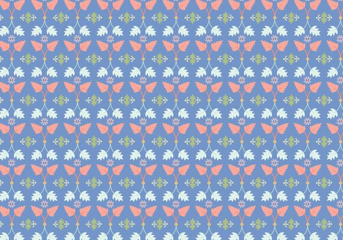 Leafs Floral Pattern vector