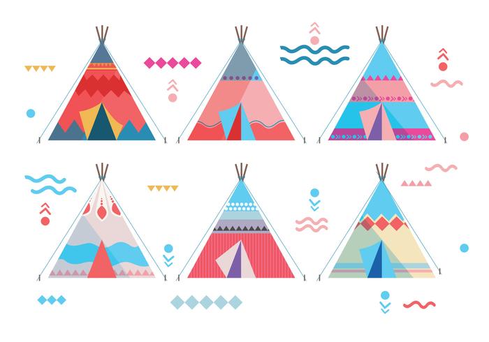 Teepee Vectores