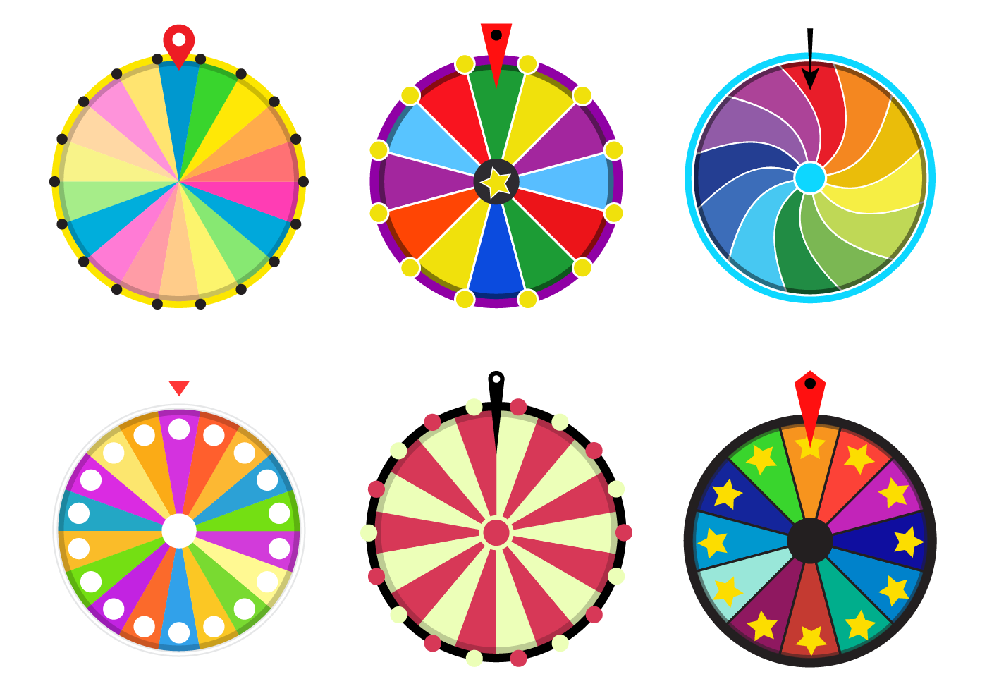 Free Spinning Wheel Vector - Download Free Vectors ...