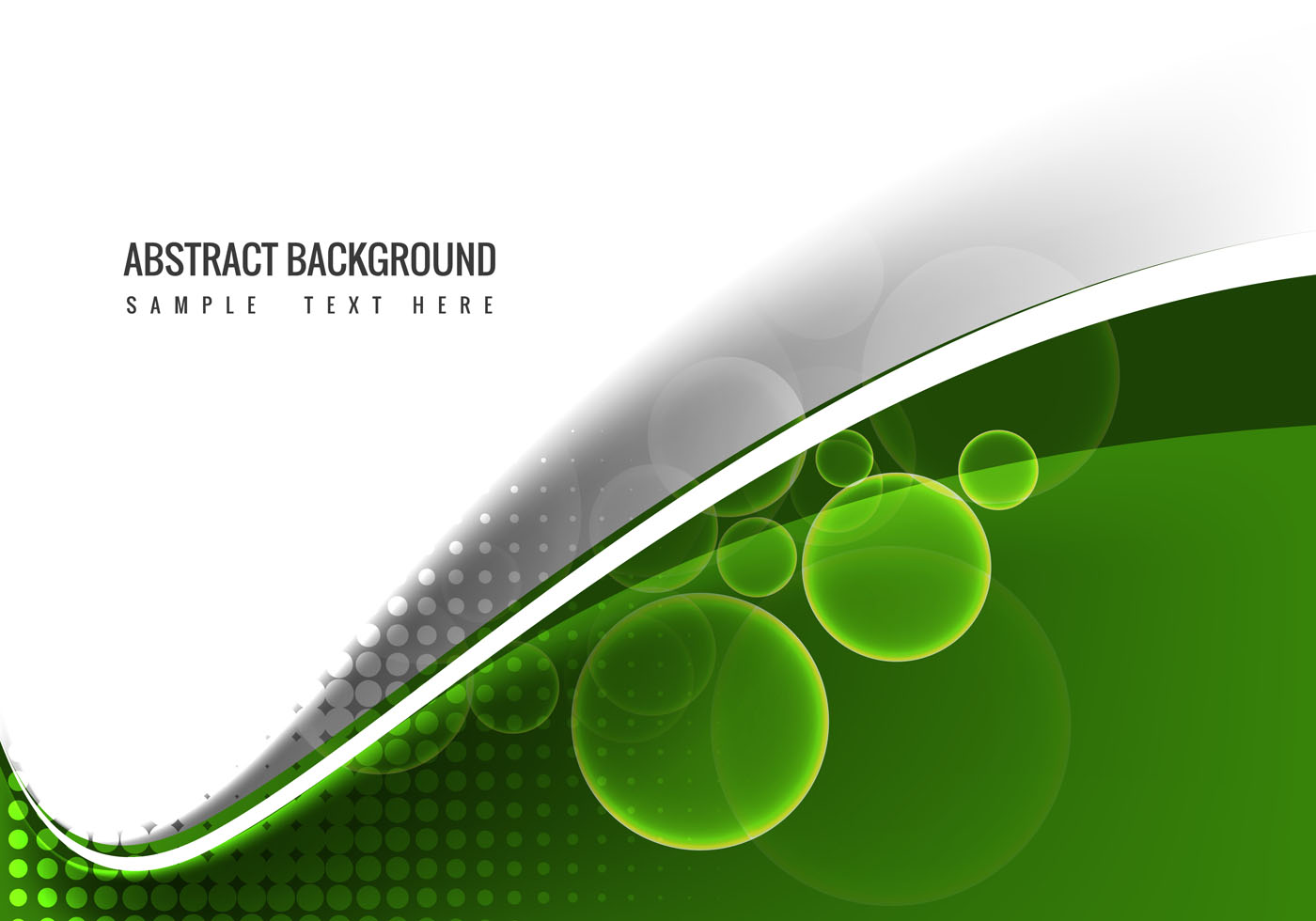 Free Vector Green Wave Background Download Free Vector 