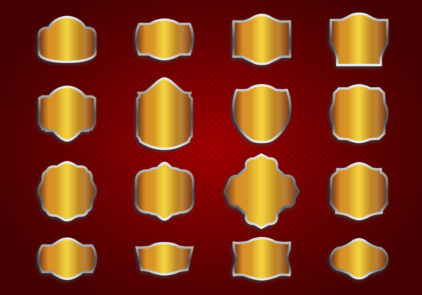 Free Gold Vintage Labels Vector 110960 Vector Art at Vecteezy