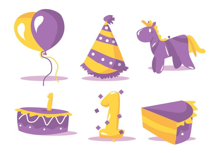 Birthday Vector Set