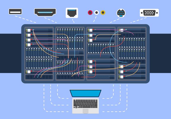 Server Rack Vector