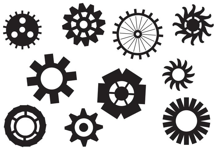 Free Clock Pieces Vectors
