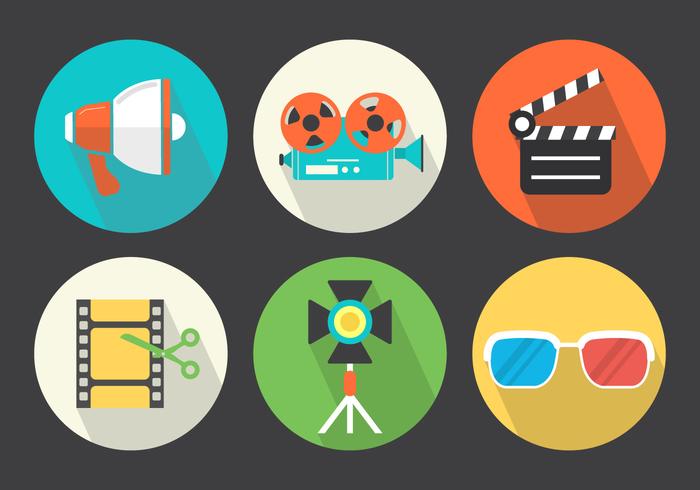 Iconos De Video Vector