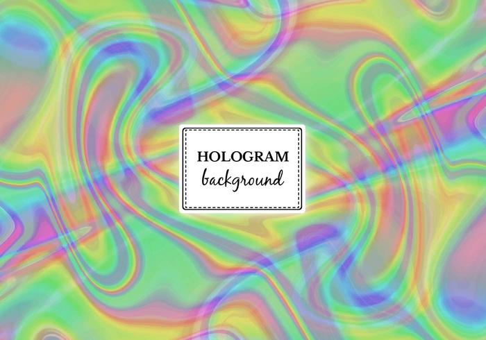 Vector Green Marble Hologram Background
