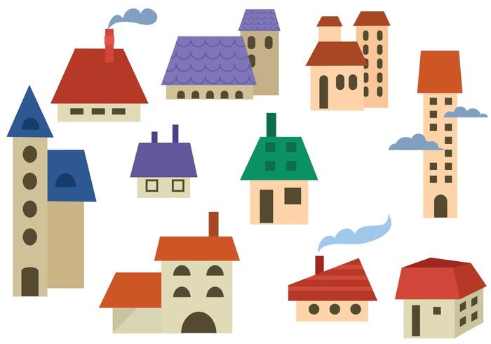 Free Buildings Vectors