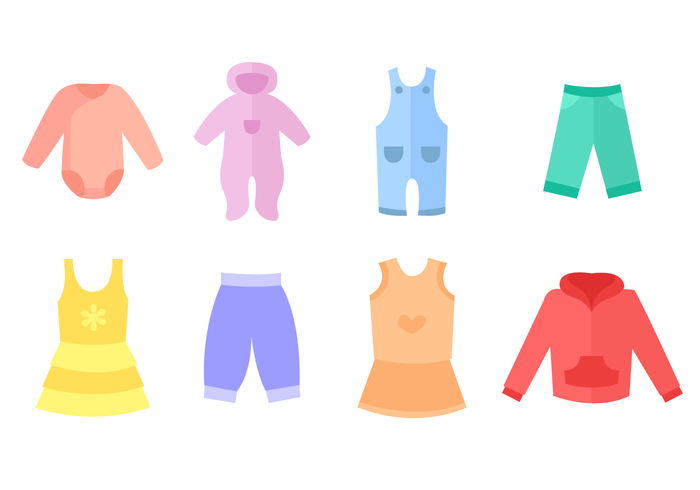 Download Vector de roupas de bebê grátis - Download Vetores Gratis ...