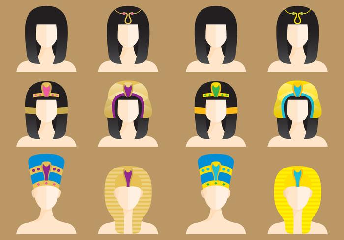 Cleopatra Accesories vector