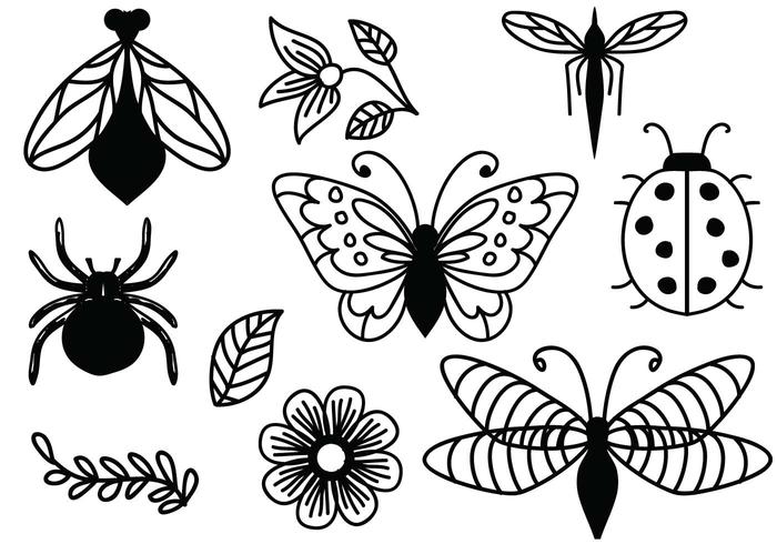 Ornamental Nature Vectors