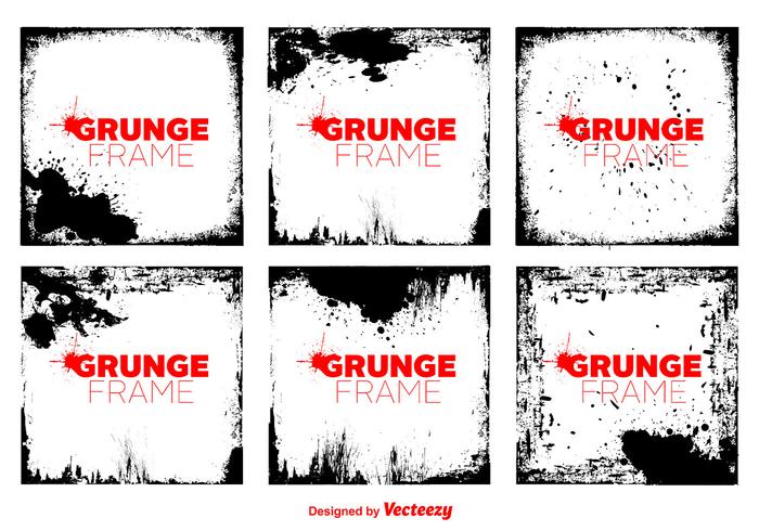 Vector Grunge Vector Frames