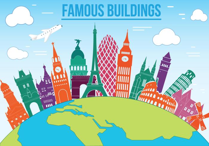 Free Famous Buildings Vector