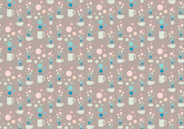 Bubble Cups Pattern vector