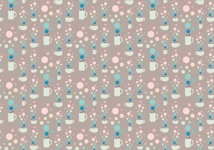 Bubble Cups Pattern vector