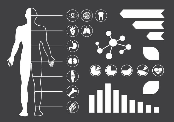 Iconos vectoriales médicos vector