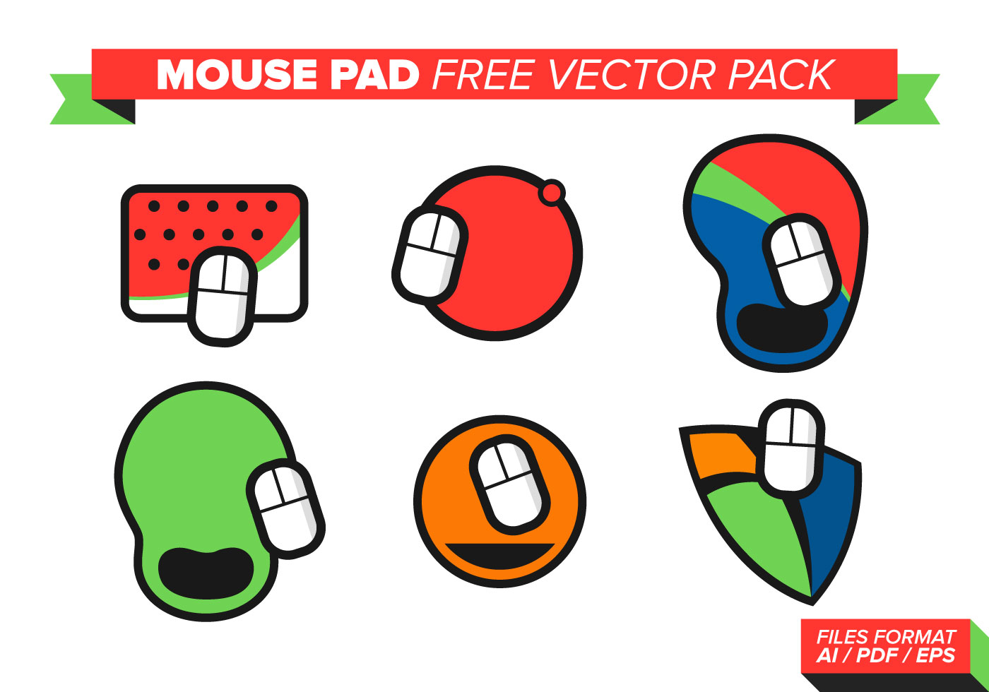 Mouse Pad Free Vector Pack 111261 Vector Art at Vecteezy